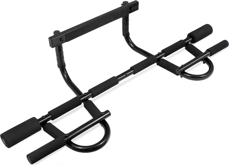 Multi-Grip Lite Pull Up/Chin Up Bar, Heavy Duty Doorway Upper Body Workout Bar for Home Gyms 24”-32” (ps-1240-cu-basic)