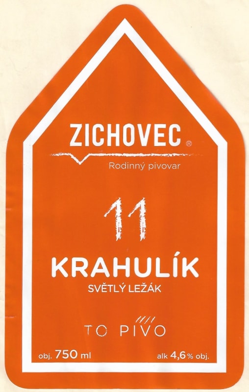 Zichovec 11 Krahulík 750ml