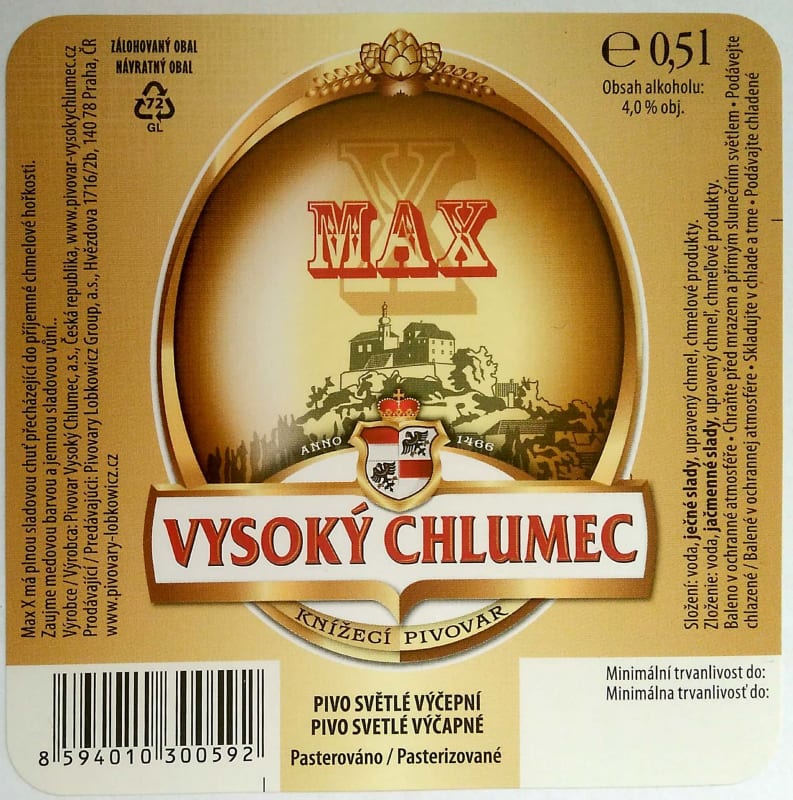 Vysoký Chlumec MAX Etk. A