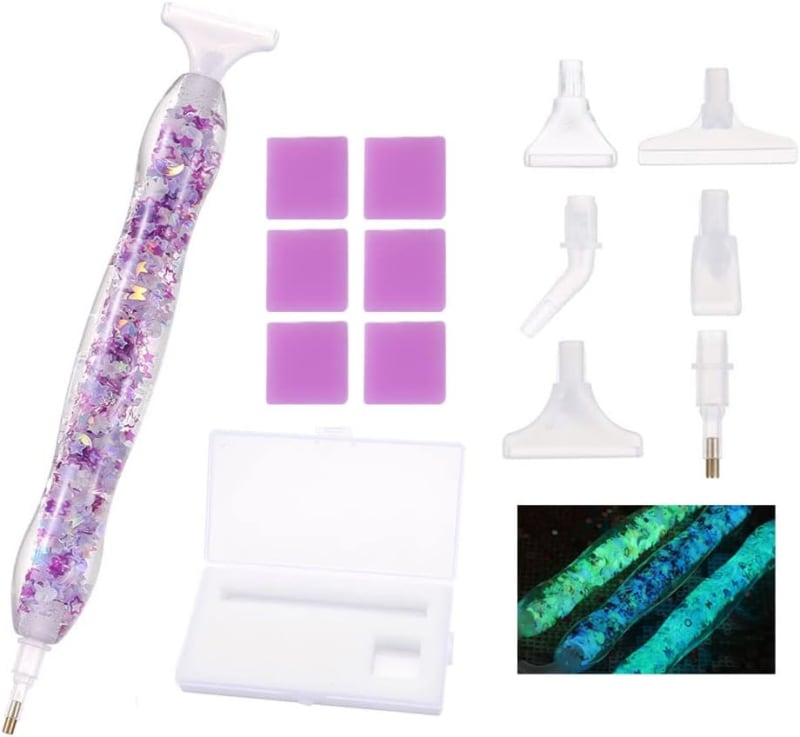 Resin Luminous 5D Point Drill Pen Tools