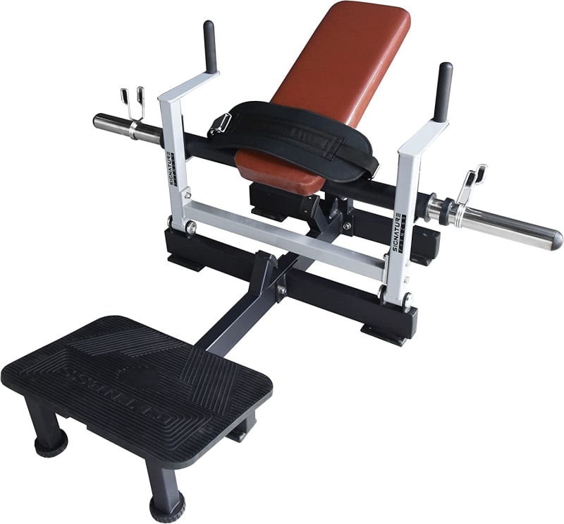 Glute Bridge Plate-Loaded Hip Thrust Machine for Butt Shaping and Building Glute Muscles