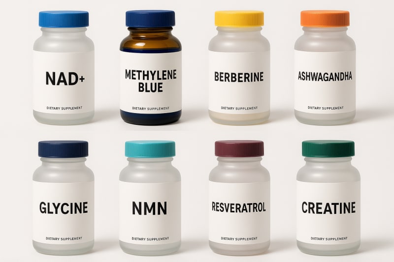 Methylene Blue for Cognitive Enhancement - Methylene blue enhances mitochondrial respiration and acts as a neuroprotective agent. Typical biohacking doses range from 0.5-2mg/kg body weight, but precision matters - too much causes side effects. Track your methylene blue dosing safely with Protocol Buddy's smart calculators.