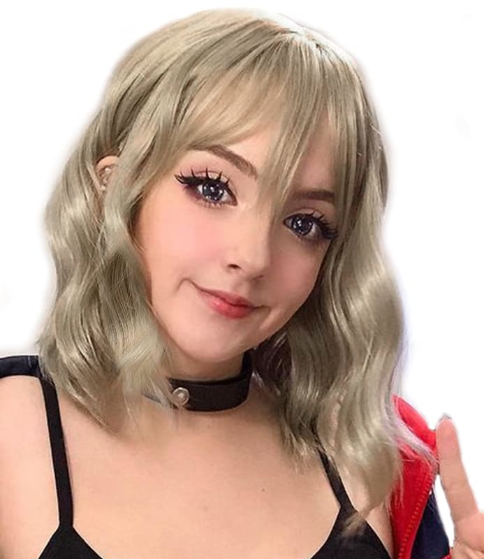 Short Bob Wigs with Bangs