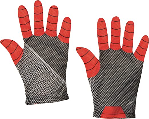 Child's Marvel: Spider-Man No Way Home Costume Gloves Version 3, Red/Black, One Size