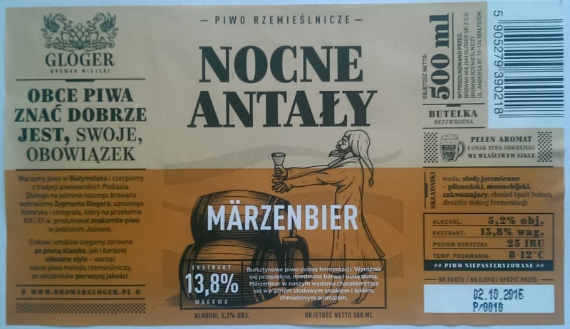 Gloger Nocne Antaly Marzenbier