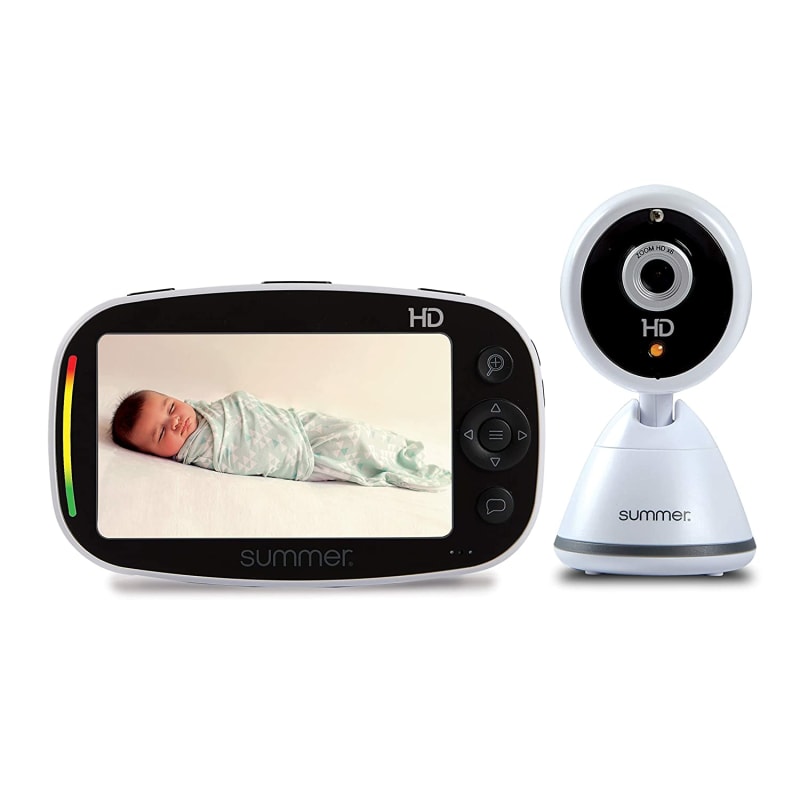 Baby Pixel Zoom HD Video Baby Monitor with 5" Display & Remote Steering Camera