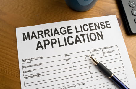 Apply for marriage license