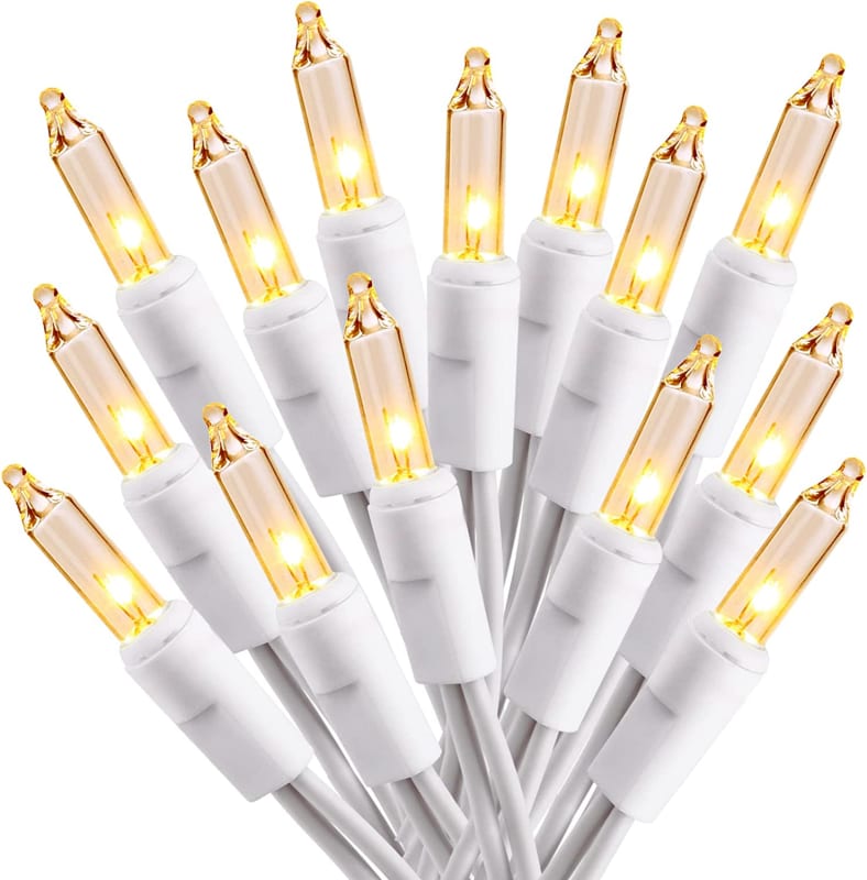 Brizled White Wire String Lights