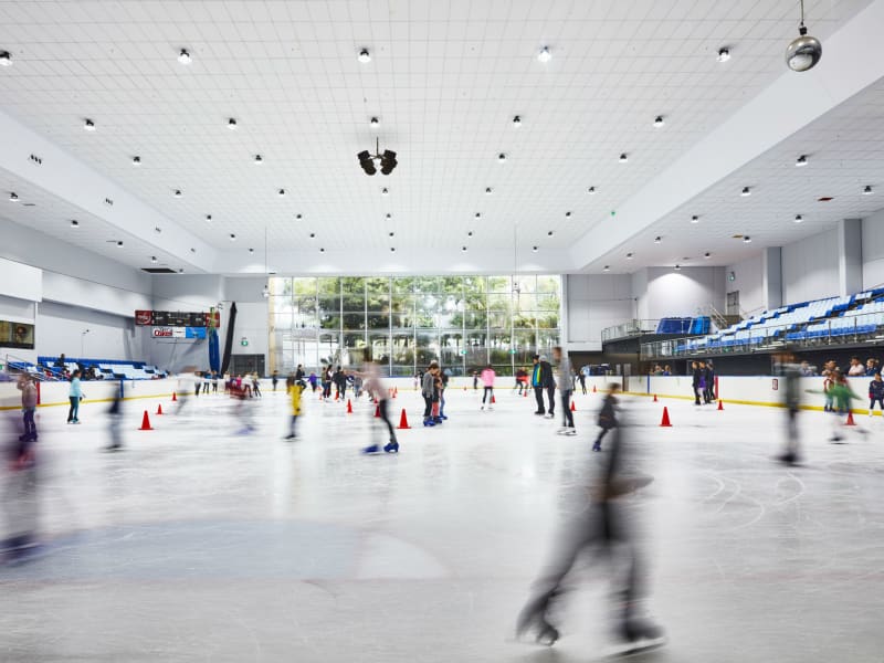 Ice skating at Macquarie Ice Rink