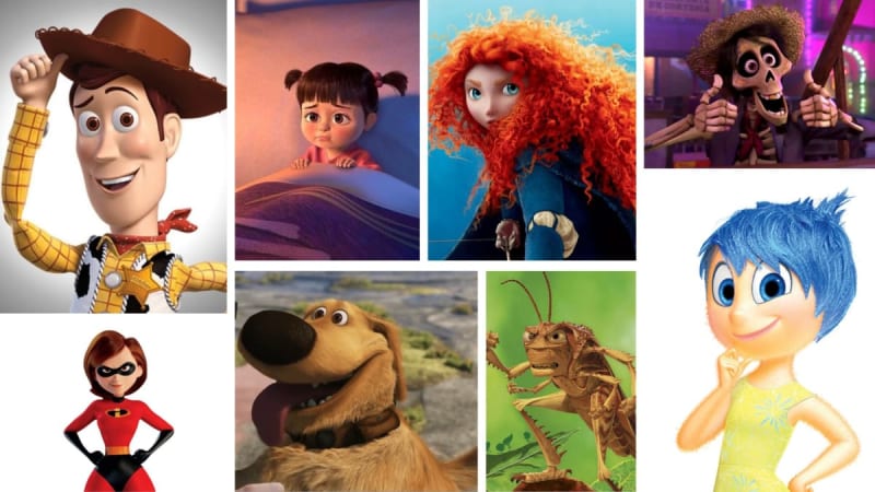 100+ Of The Most Beloved Pixar Characters by @DisneyLove