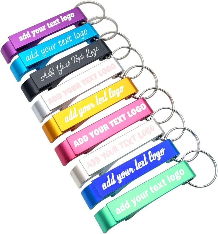 Personalized Bottle Opener Keychain