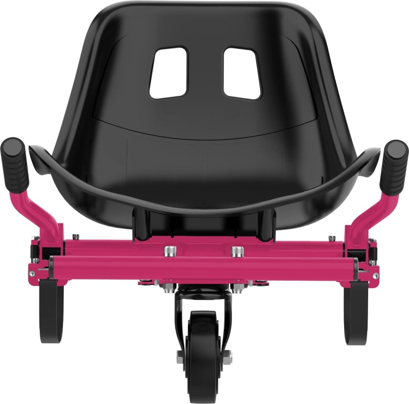 Buggy Attachment | Compatible with All 6.5" & 8" Electric Hoverboards, Hand-Operated Rear Wheel Control, Adjustable Frame & Straps, Easy Assembly & Install