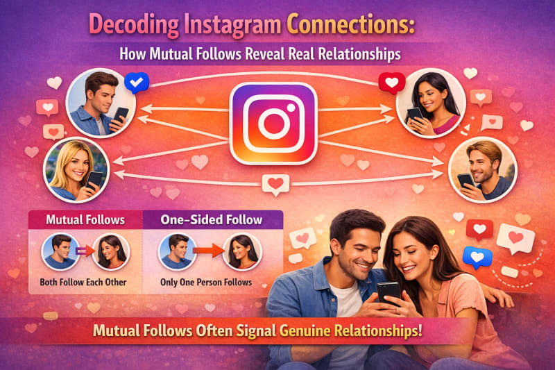 Decoding Instagram Connections: How Mutual Follows Reveal Real Relationships
