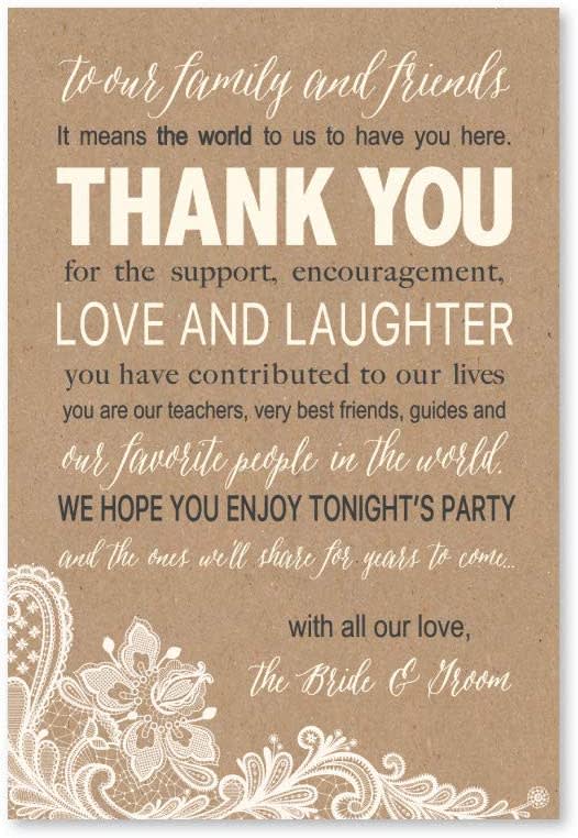 Menu Place Setting Card Notes