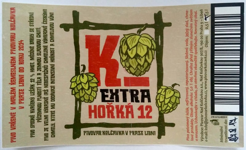 Kolčavka Extra hořká 12