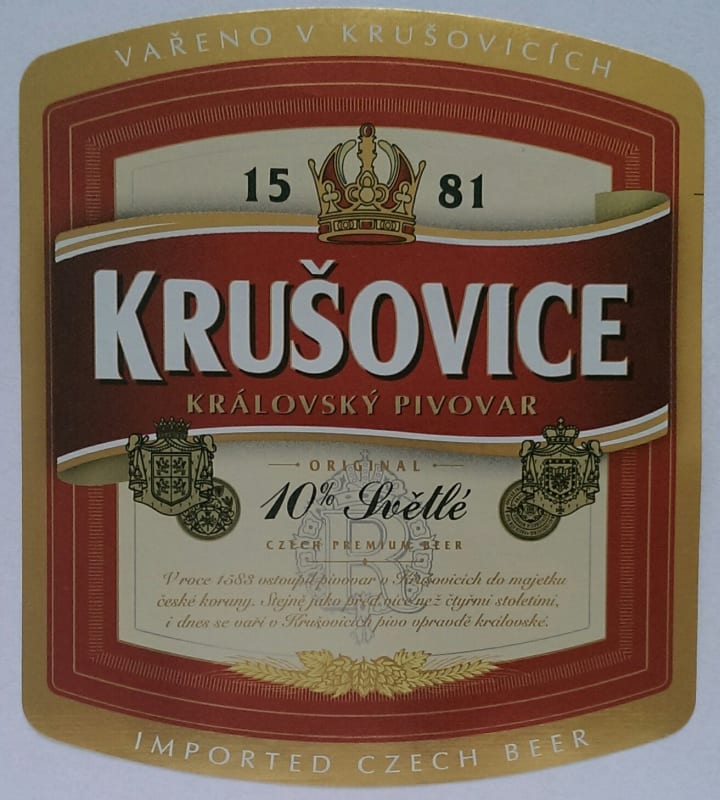 Krušovice 10% Světlé Etk. A