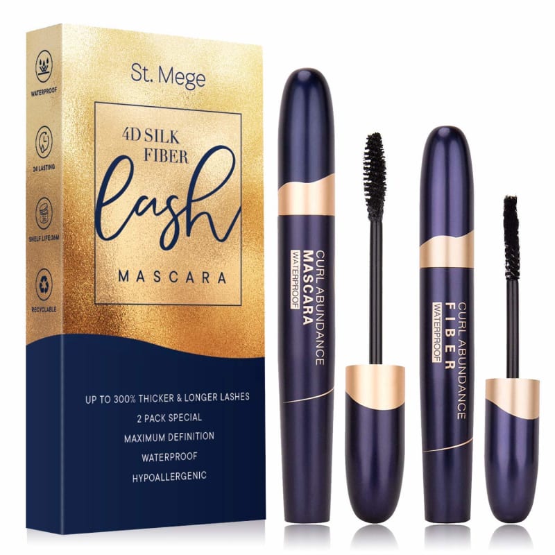 4D Silk Fiber Lash Mascara & Fiber 2-in-1 Set