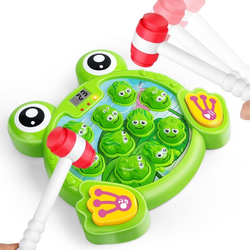 Interactive Whack A Frog Game, Learning, Active, Early Developmental Toy