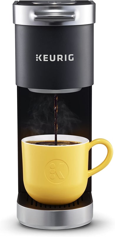 Keurig K-Mini Plus Coffee Maker, Single Serve K-Cup Pod Coffee Brewer, 6 to 12 oz. Brew Size, Stores up to 9 K-Cup Pods, Black