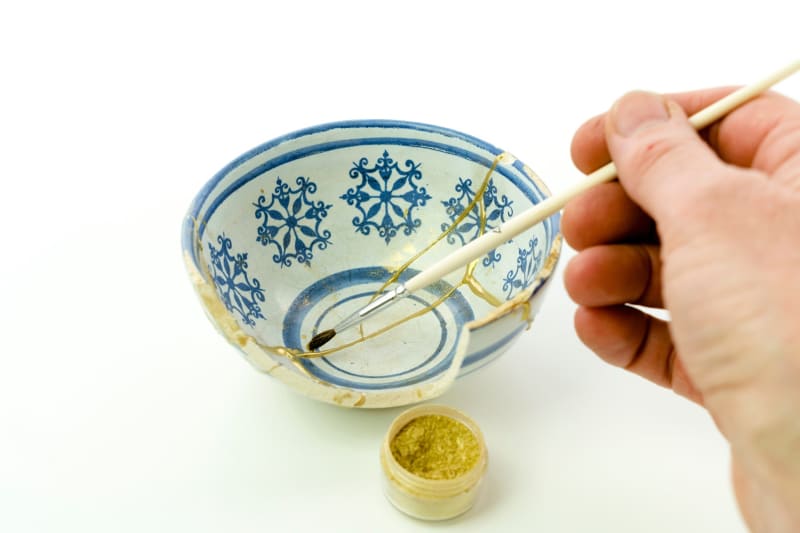 Buy DIY: KINTSUGI KIT Repair, Ceramic Repair Kit Japanese Kintsugi