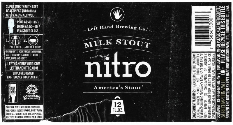 Left Hand Nitro Milk Stout