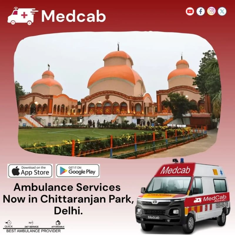 Ambulance Service in Chittaranjan Park Delhi | Med Cab
