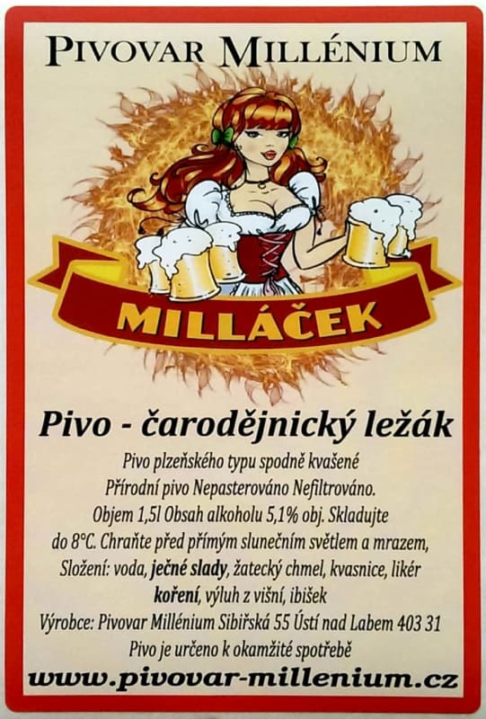 Millenium Millacek carodejnicky lezak Etk.A