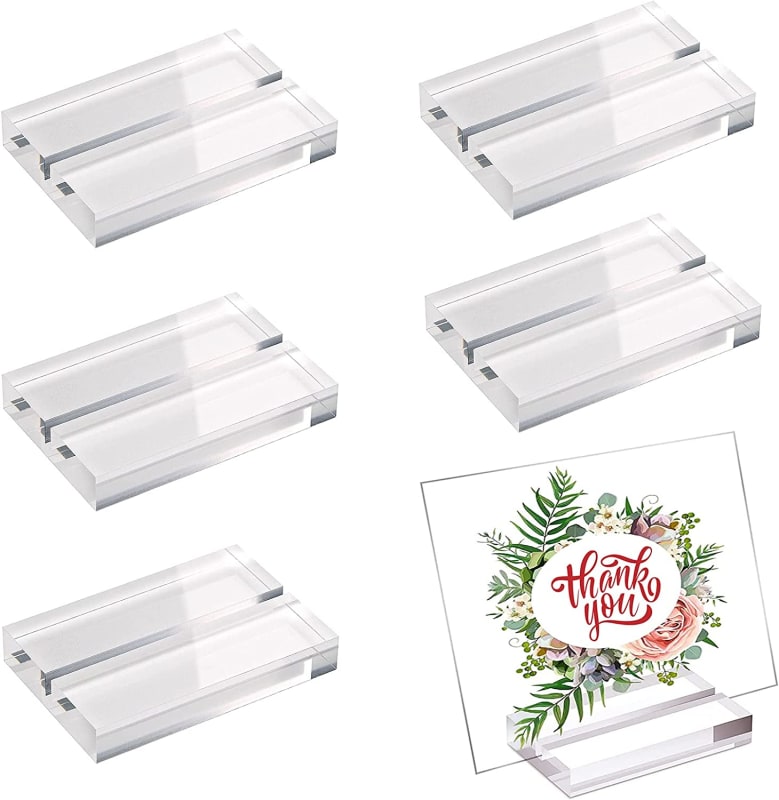 Acrylic Place Card Holder