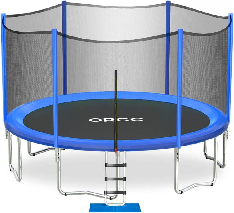 Kids Recreational Trampolines with Enclosure Net