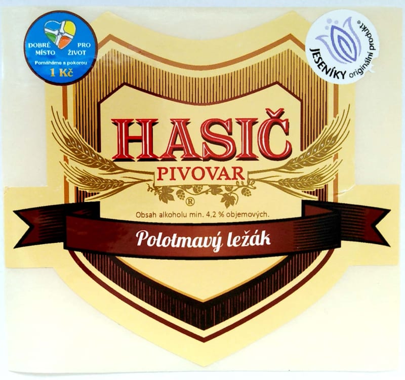 Hasič Polotmavý ležák dobré město