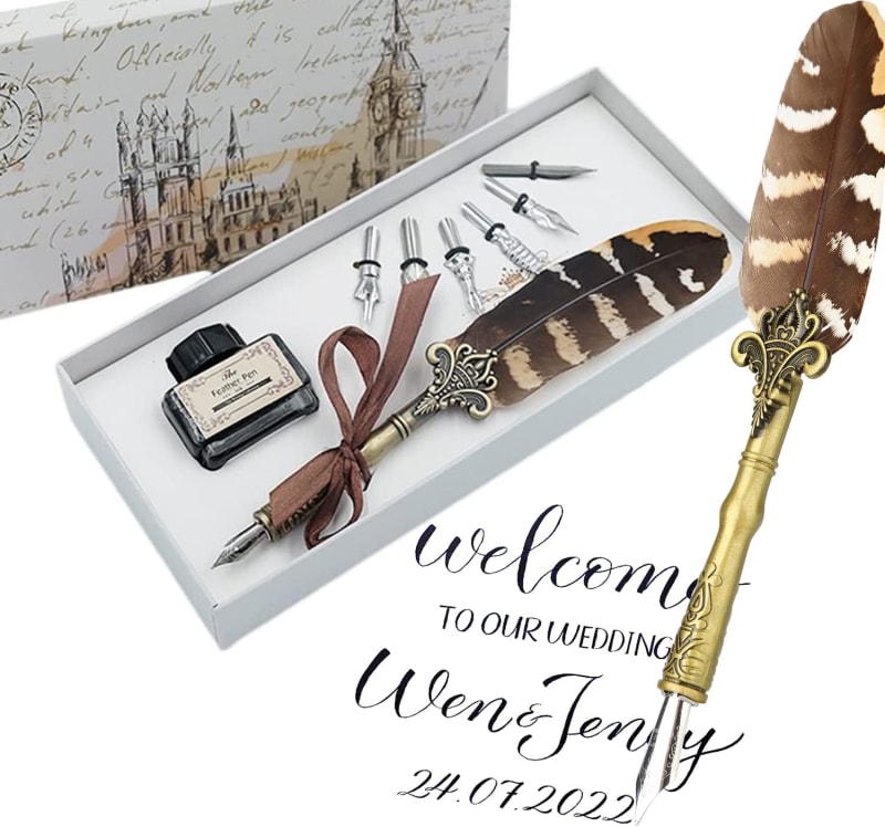 Quill Pen and Ink Set