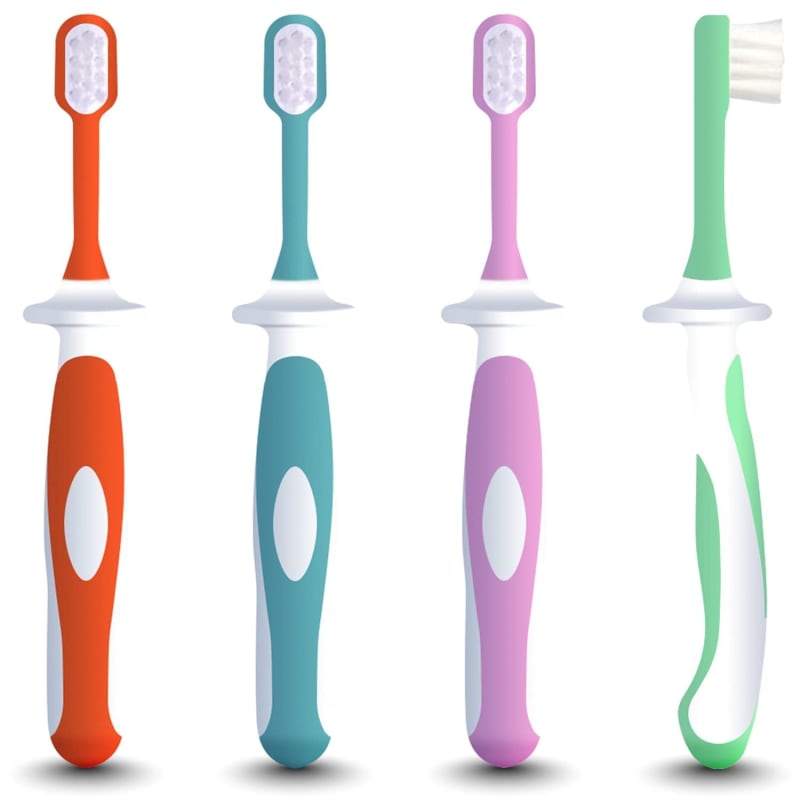 Toddler Toothbrushes 4 Pack