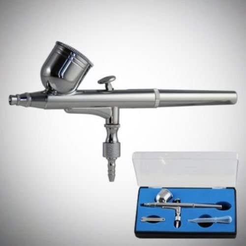Gravity Feed Dual-Action Airbrush Paint Spray Gun Kit Set