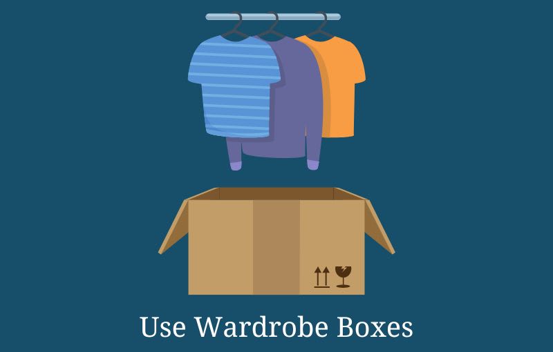 Use wardrobe boxes