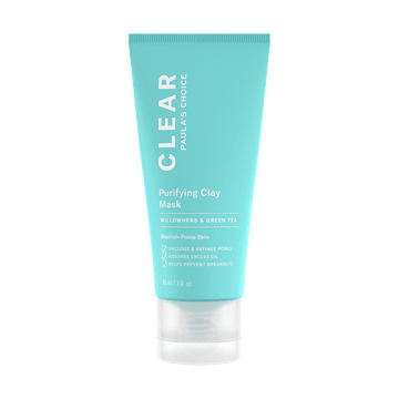 Paula's Choice - CLEAR Purifying Clay Face Mask with Oil Absorbing Bentonite, Kaolin & Salicylic Acid, Minimizes Large Pores & Redness, for Oily & Acne-Prone Skin, 3 Ounces