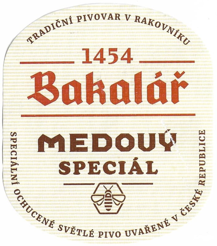 Bakalář Medový speciál bez okraje