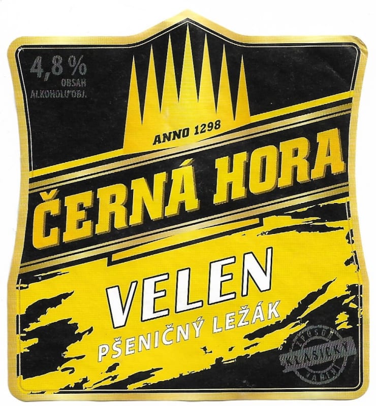 Černá Hora VELEN Pšeničný ležák