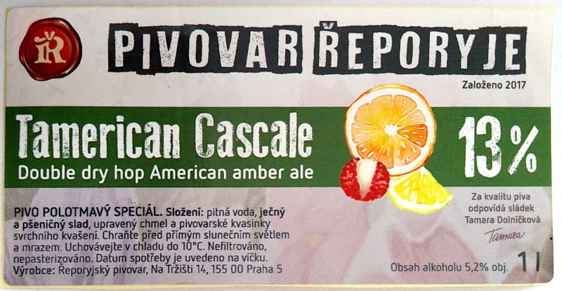 Řeporyje Tamerican Cascale