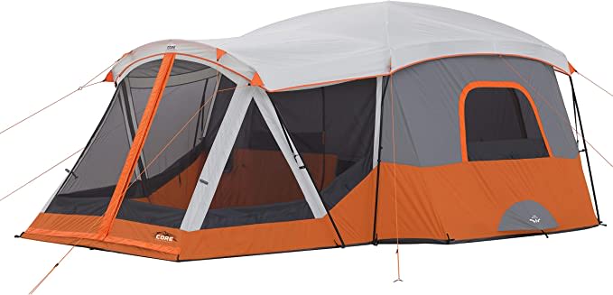 Family Cabin Tent with Screen Room
