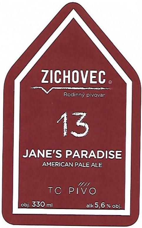 Zichovec 13 Jane's Paradise 330ml Etk. A
