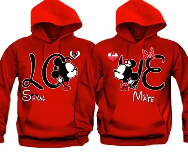 Soul Mate Mickey Minnie Sweatshirt Hoodie