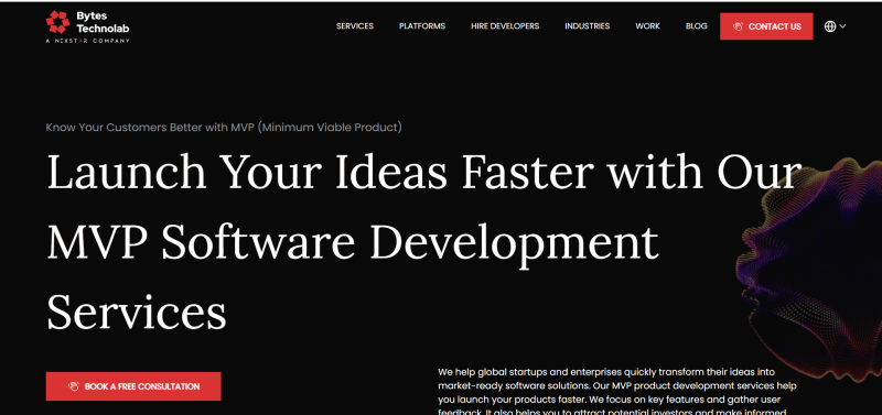MVP Development Company- Bytes Technolab