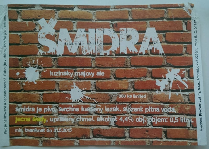 Šmidra lužinský májový ale