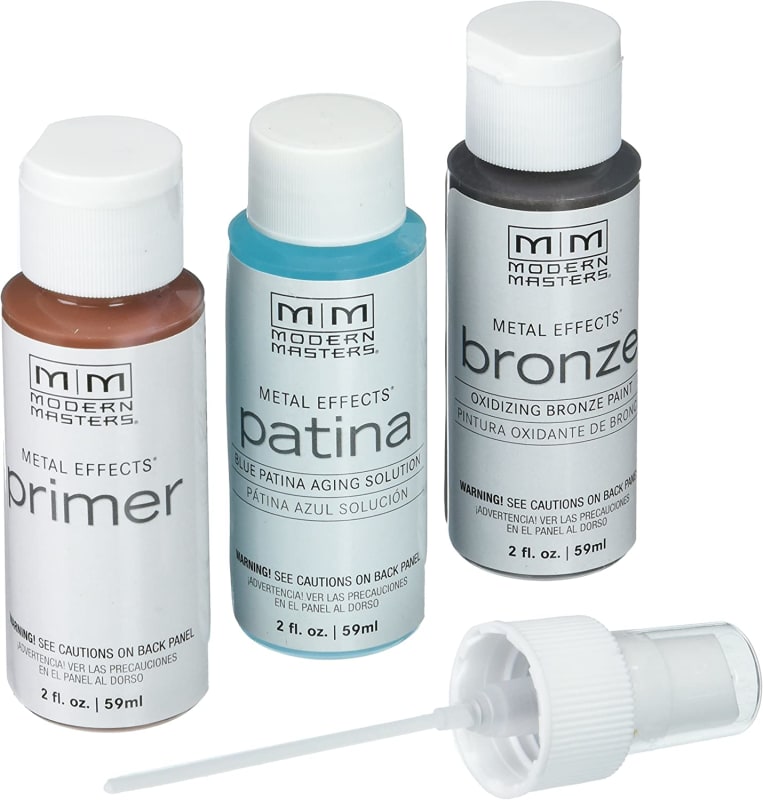 Testors MM3062-91 Modern Masters Metal Effects Oxidizing Finish Kit-Blue Patina