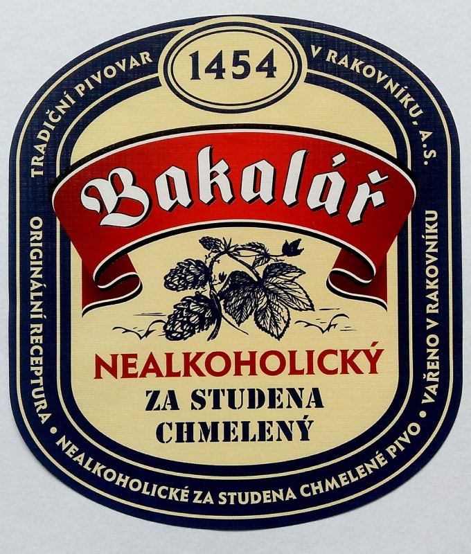 Bakalář Nealkoholický Za studena chmelený Etk. A