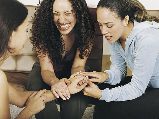 Announce to family and friends