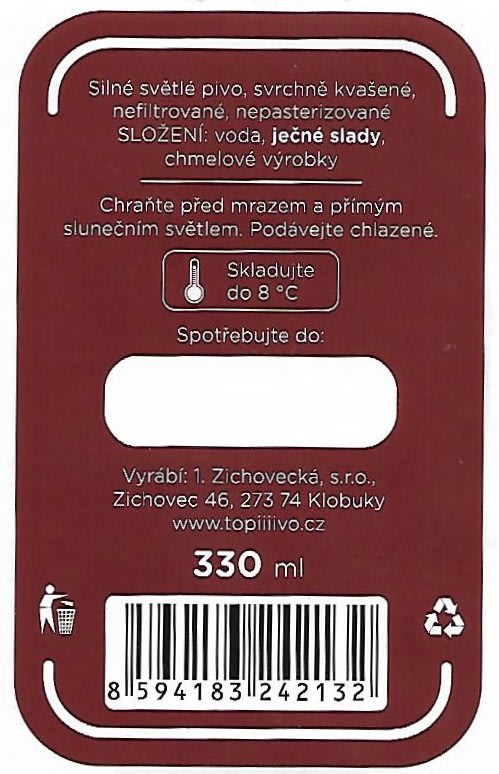 Zichovec 19 Double IPA 330ml Etk. B