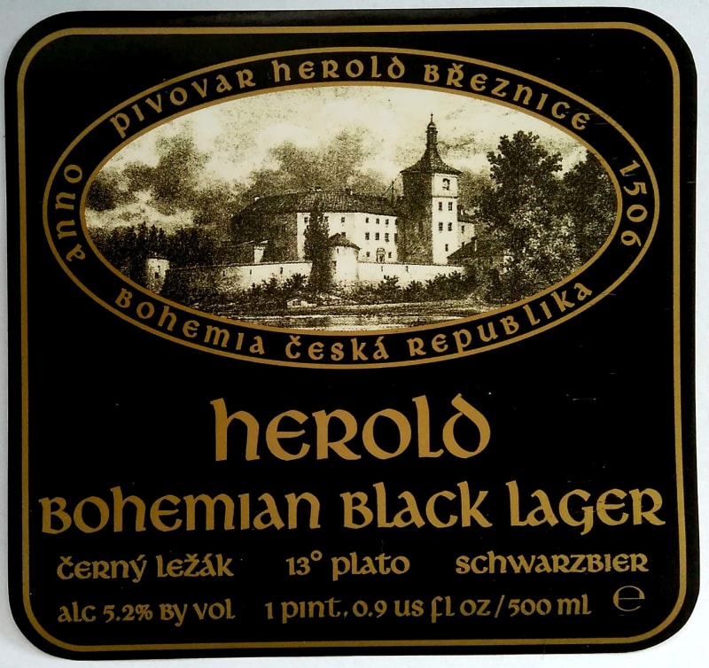 Herold Bohemian Black Lager 13 Etk. A