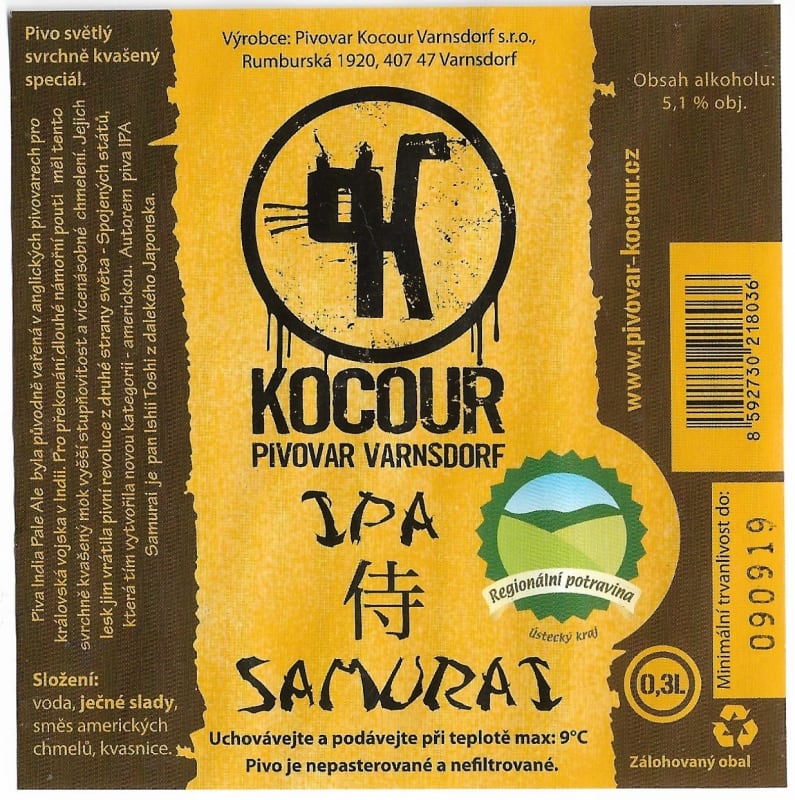 Kocour Samurai 0,3L