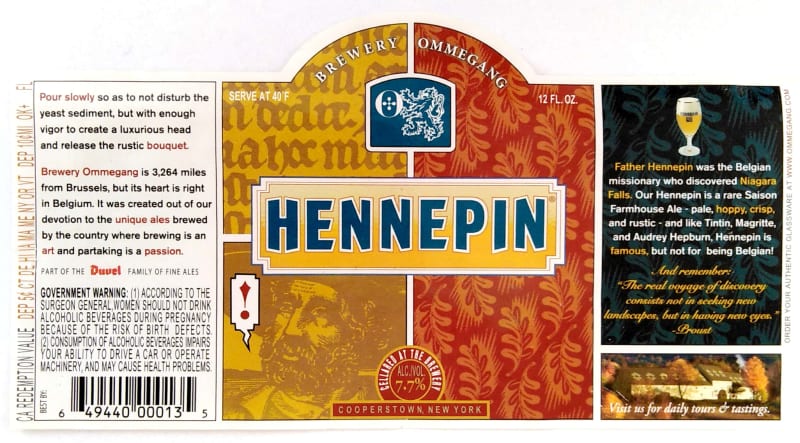 Ommegang Hennepin 12fl.oz.